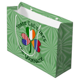 Armenia Ireland USA Shamrock Flagga Personalize