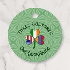 Armenia Ireland USA Shamrock Flagga Personalize Gåvor Etiketter