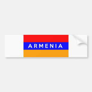 Armenia land flagga namn bildekal