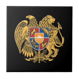 armenia landskapsvapen symbol emblem stjärna flagg kakelplatta