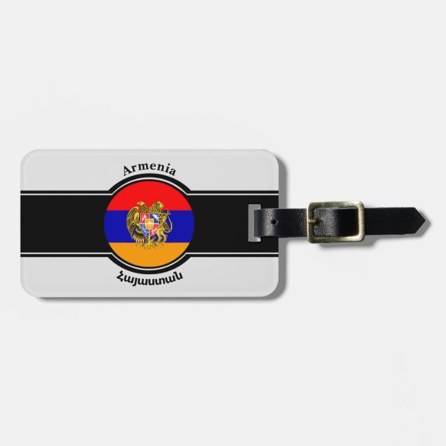 Armenia Luggage Tag Bagagebricka (Horisontell Framsida)