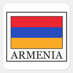 Armenia Sticker Fyrkantigt Klistermärke