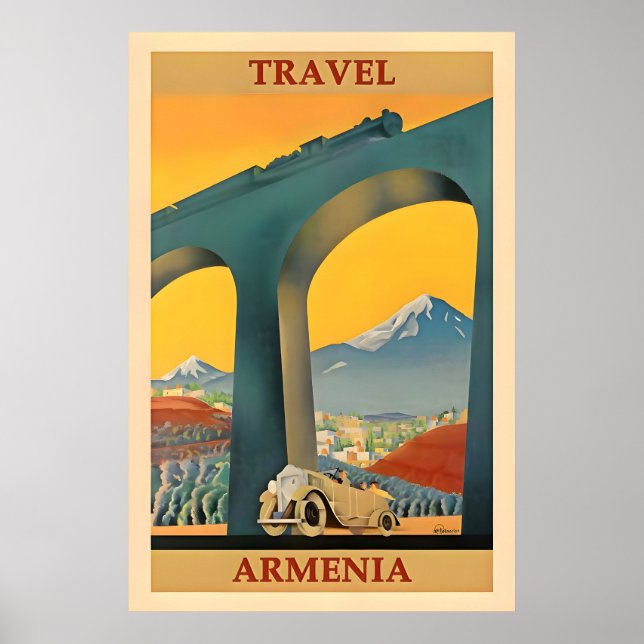 Armenia Travel Poster (Framsidan)