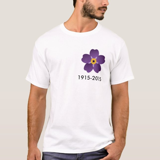 Armenian Genocide 100th anniversary T-shirt (Framsida)