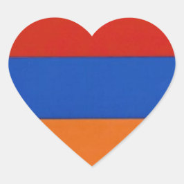 Armenian Heart | Stickers Hjärtformat Klistermärke