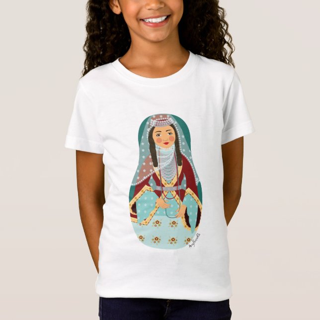Armenian Matryoshka Girls' Tröja (Framsida)