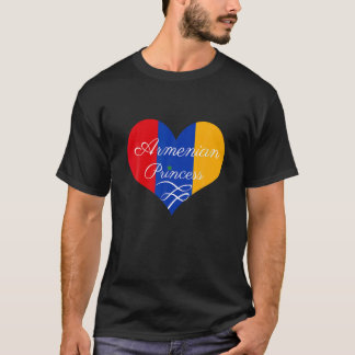 Armenian Princess Shirt Heart Design T Shirt