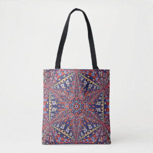 Armenian Star Carpet Tote Tygkasse