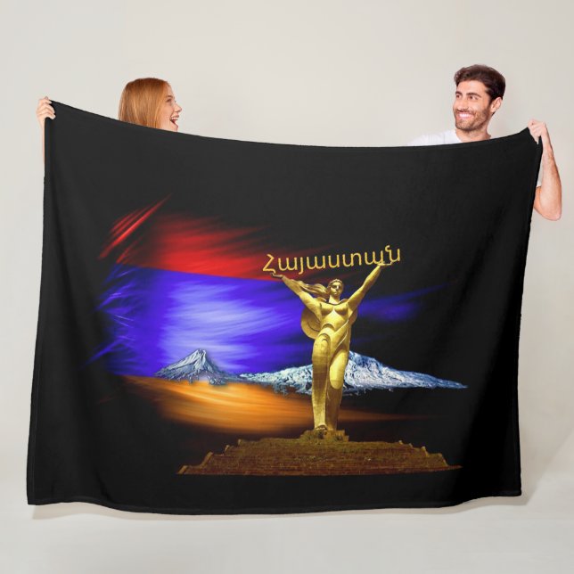 Armenien (Հ ա յ ա ս տ ա ) Fleece Blanket (På plats)
