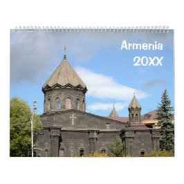 Armenien 12-månaders väggkalender 2021 kalender