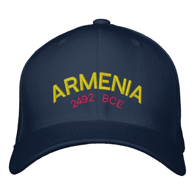 Armenien Anpassningsbar Baseball Cap Broderad Keps (Framsida)