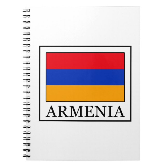 Armenien Anteckningsbok Med Spiral (Framsidan)