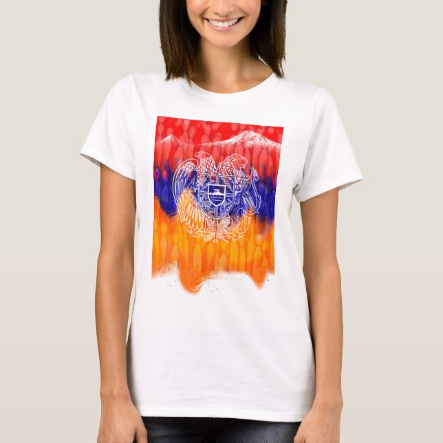 ARMENIEN ARARAT SKJORTA TEE SHIRT (Framsida)