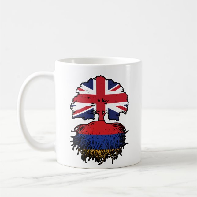 Armenien Armenian British UK Förenade kungariket S Kaffemugg (Vänster)