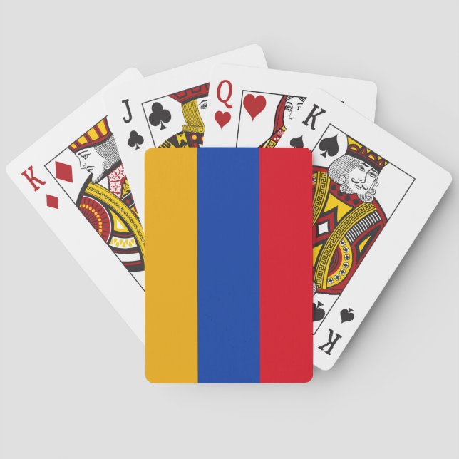 Armenien (armenier) flagga casinokort (Baksidan)