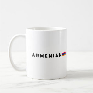 Armenien, armenisk design kaffemugg