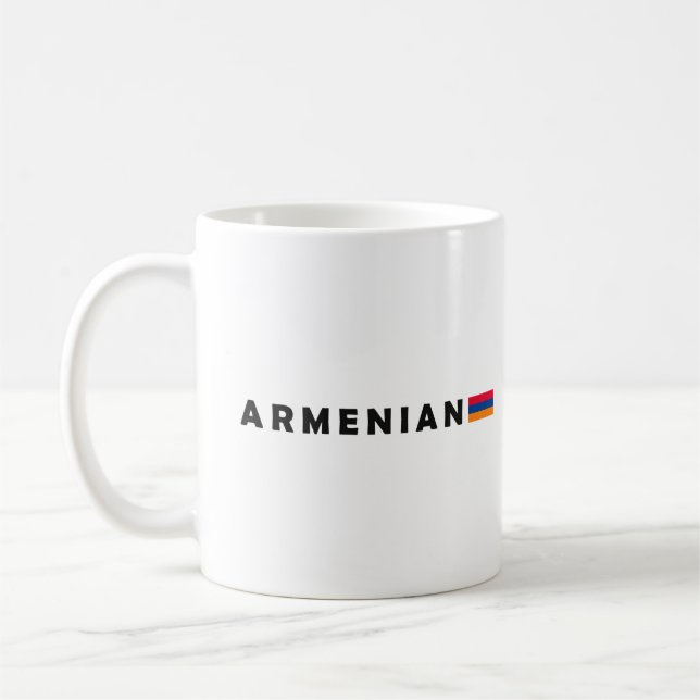 Armenien, armenisk design kaffemugg (Vänster)