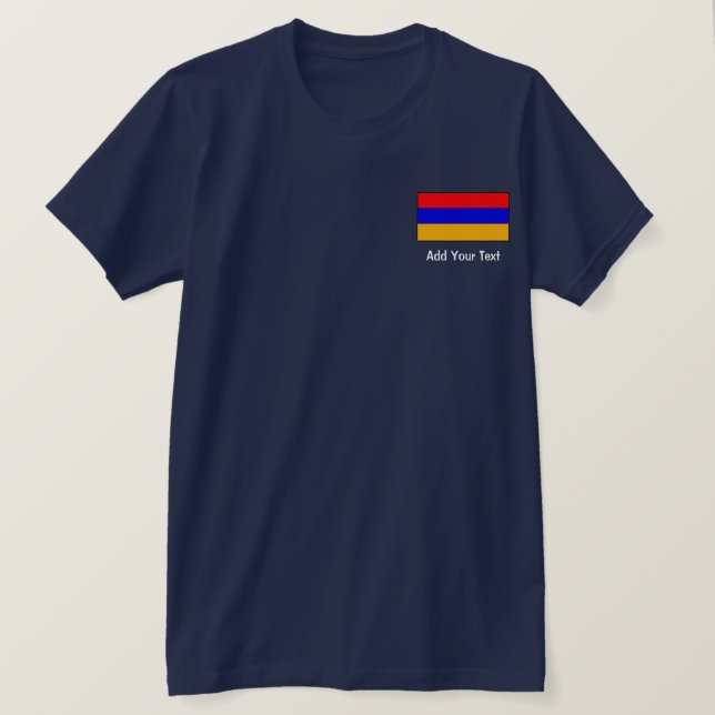 Armenien - armenisk flagga t shirt (Design framsida)