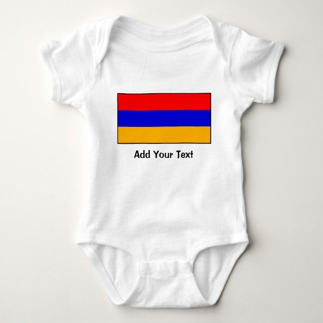 Armenien - armenisk flagga tee shirt (Framsida)