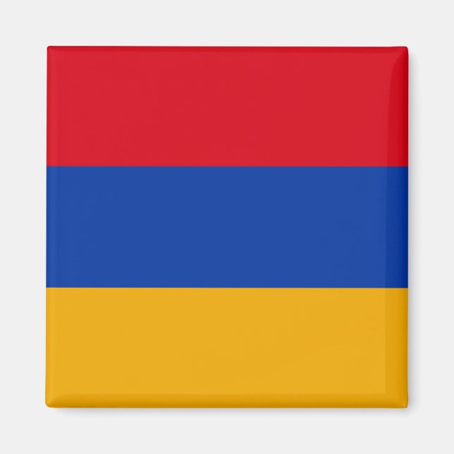 Armenien (Armeniska Flagga) Magnet (Framsidan)