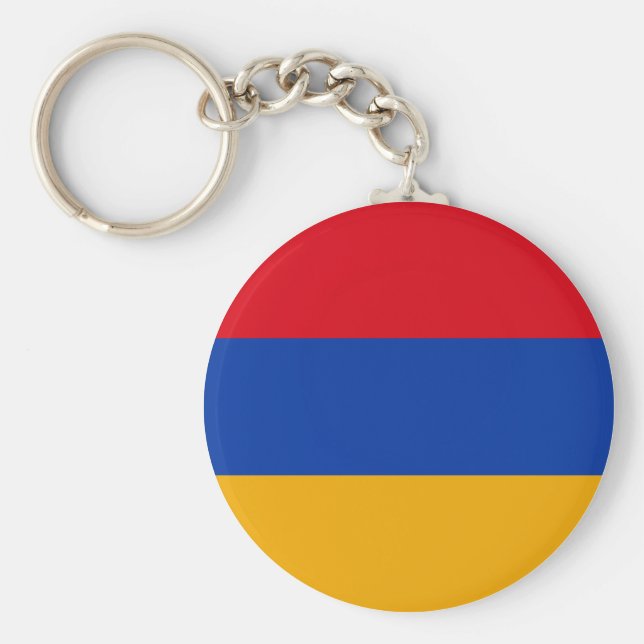 Armenien (Armeniska Flagga) Nyckelring (Framsidan)
