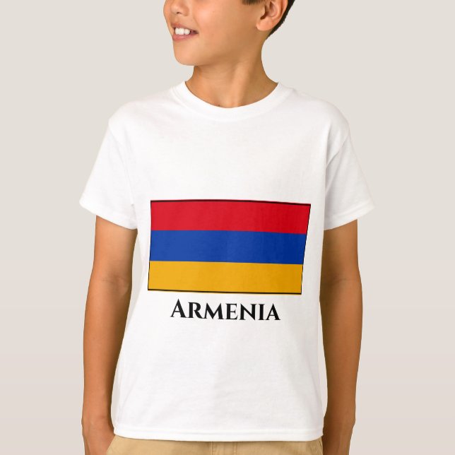 Armenien (Armeniska Flagga) T Shirt (Framsida)