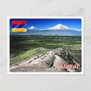 Armenien - berget Ararat - Vykort