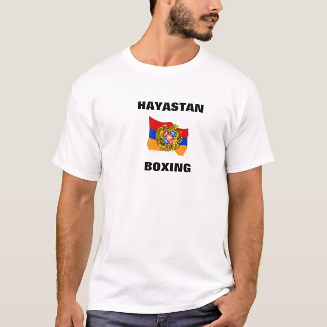 Armenien boxas t-shirt (Framsida)