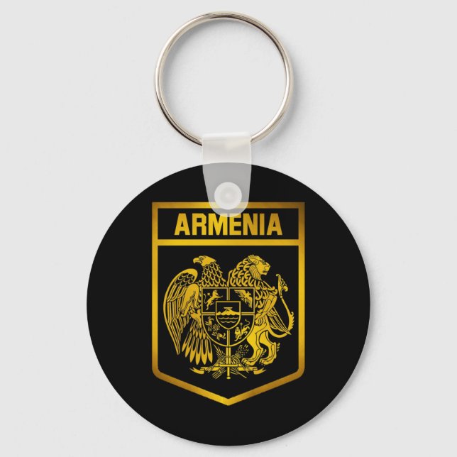 Armenien Emblem Nyckelring (Framsida)