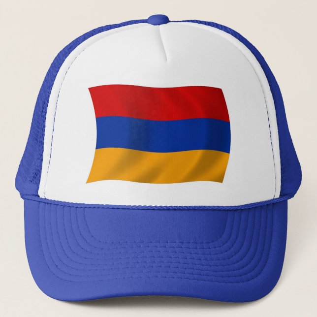 Armenien Flagg Hatt Truckerkeps (Framsida)