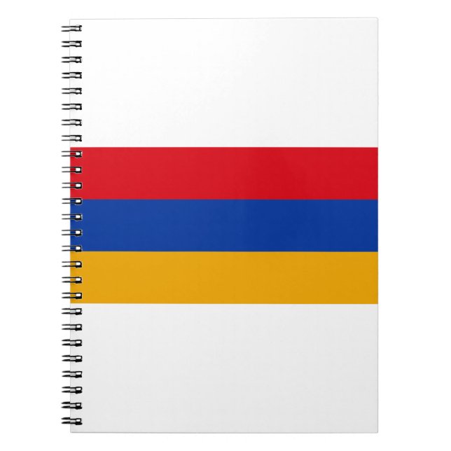 Armenien Flagga Anteckningsbok (Framsidan)