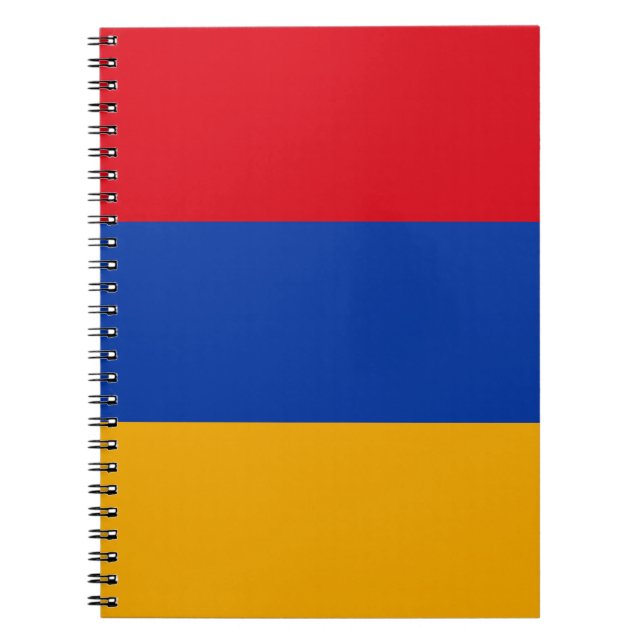 Armenien Flagga Anteckningsbok (Framsidan)