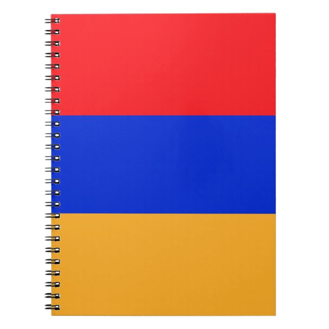 Armenien flagga anteckningsbok (Framsidan)
