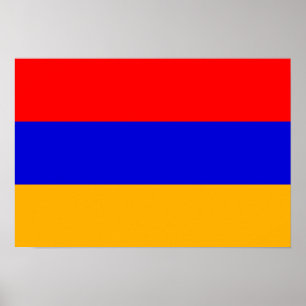 Armenien Flagga; Armenien Poster