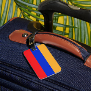 Armenien flagga bagagebricka