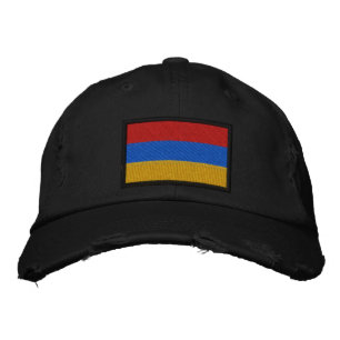 Armenien Flagga Broderad Keps