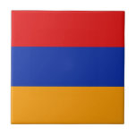 Armenien Flagga Ceramic Tile Kakelplatta<br><div class="desc">Denna utformning består av den armeniska flagga som är nyformad för att passa den kvadratiska plattan yta. En dekorativ och nyttig artikel som skulle ge en perfekt till dem som vill minnas Armenien.</div>