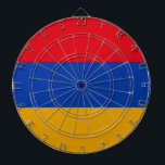 Armenien Flagga Darttavla<br><div class="desc">Armenien Flagga</div>