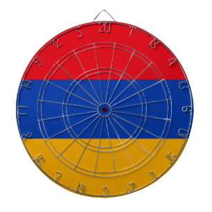 Armenien Flagga Darttavla