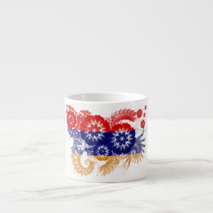 Armenien flagga espressomugg