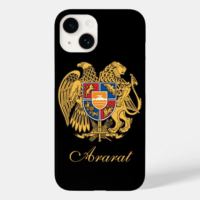 Armenien Flagga Fodral-Mate iphone case (Baksida)
