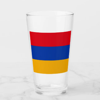 Armenien Flagga Glaskopp