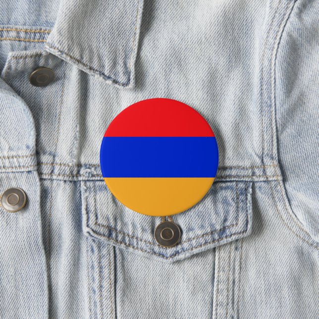 Armenien flagga knapp (In Situ)