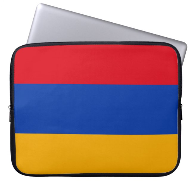 Armenien Flagga Laptop Fodral (Framsidan)