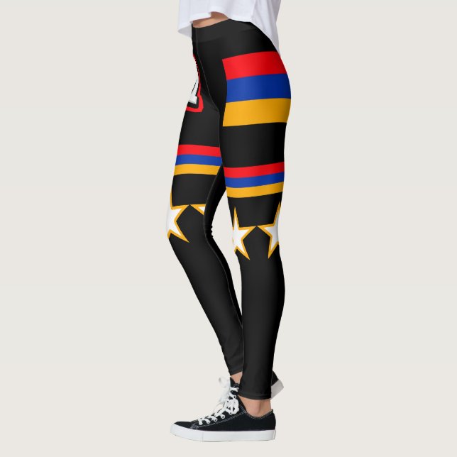 Armenien Flagga Leggings (Vänster)