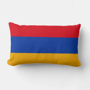 Armenien Flagga Lumbarkudde