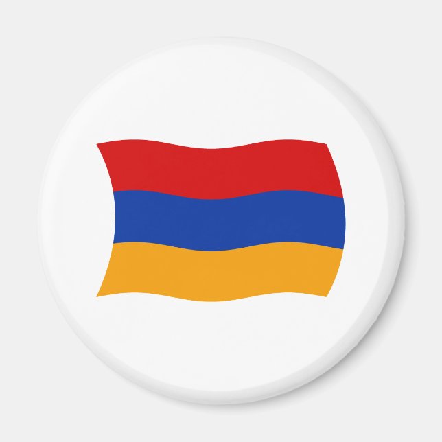 Armenien Flagga Magnet (Framsidan)