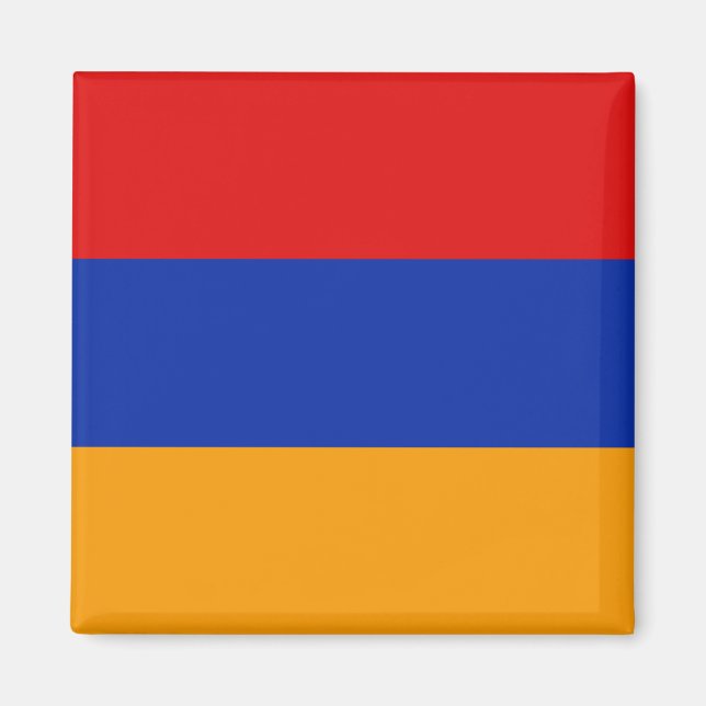 Armenien Flagga Magnet (Framsidan)