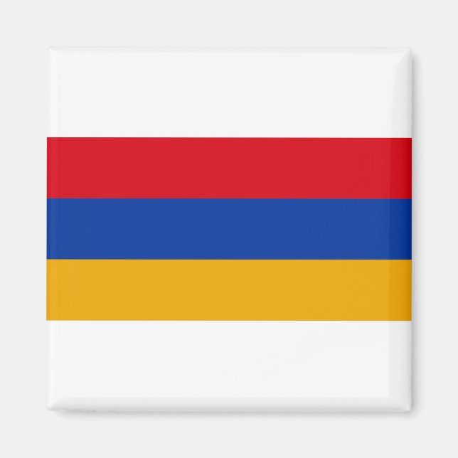 Armenien Flagga Magnet (Framsidan)