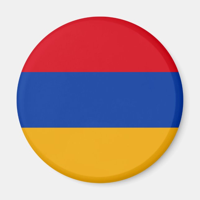 Armenien Flagga Magnet (Framsidan)